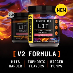 Gnc Beyond Raw Lit V2 Pre-workout With Watermelon Flavor, Pre-workout Cu Aroma De Pepene, 474.6 G - Img 4