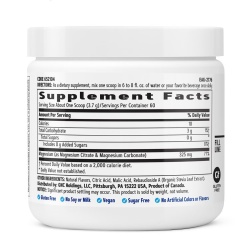 Gnc Magnesium Powder With Lemon Twist Flavor, Magneziu Pudra Cu Aroma Naturala De Lamaie, 222 G - Img 3