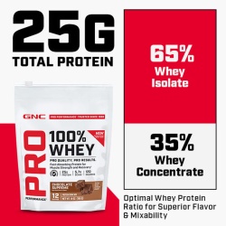 Gnc Pro Performance 100% Whey, Proteina Din Zer Cu Aroma De Capsuni, Testata Antidoping, 372g - Img 4
