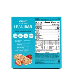 Gnc Total Lean Lean Bar, Baton Proteic, Cu Aroma De Capsuni Si Iaurt, 50g - Img 3