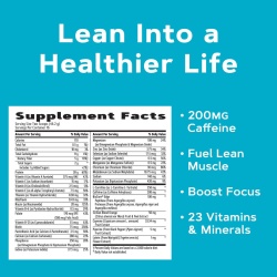 Gnc Total Lean Lean Shake Burn, Shake Proteic, Cu Aroma De Vanilie, 739.2 G - Img 3