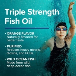 Gnc Triple Strength Fish Oil, Ulei De Peste, Cu Aroma Naturala De Portocale, 236.5 Ml - Img 6