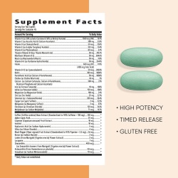 Gnc Women's Multivitamin Energy & Metabolism, Complex De Multivitamine Pentru Femei, 90 Tb - Img 8