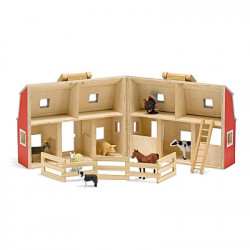 Grajd din lemn pliabil Melissa and Doug - Img 2