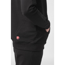 Hanorac coton dantela femei black-xs - Img 3
