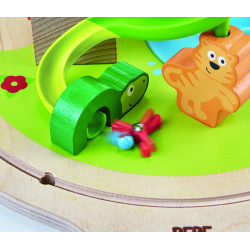 Hape labirint magnetic cu bile colorate - Img 8