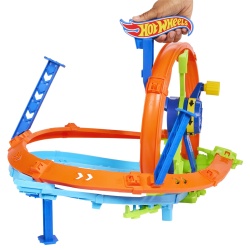 HOT WHEEL STUNT TRACKS CURSA LANSARE RAPIDA IN BUCLA - Img 3