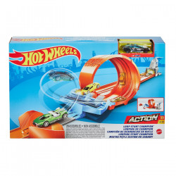 HOT WHEELS CIRCUIT RAPID CU LANSATOR PENTRU CASCADORII SI MASINUTA EXCLUSIVA - Img 1