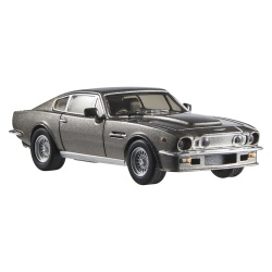 HOT WHEELS PREMIUM REAL RIDERS MASINUTA METALICA ASTON MARTIN V8 VANTAGE 1985 SCARA 1 LA 43 - Img 2
