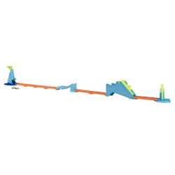 HOT WHEELS STUNT TRACKS PISTA CASCADORII SARITURA CU PROPULSIE CU MASINUTA INCLUSA - Img 4