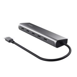 Hub Trust Halyx 5 x USB-C, gri - Img 4