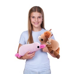 Hug a lumps - Jucarie de plus super-moale, 30 cm, diverse modele, mic, S2 - Img 3