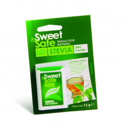 Indulcitor natural de stevie 200tb "sweet & safe" sly nutritia