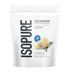 Isopure Zero Carb, Proteina Izolata Din Zer Fara Carbohidrati, Cu Aroma De Vanilie, 454 G
