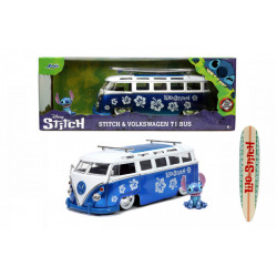 Jada autobuz metalic si figurina stitch scara 1:24 - Img 8