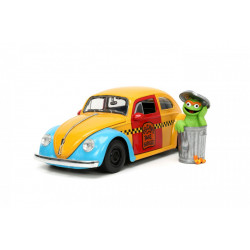 JADA MASINUTA METALICA SESAME STREET 1959 VW BEETLE 1:24 - Img 4