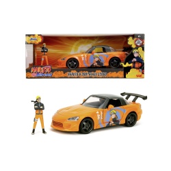 JADA NARUTO SHIPPUDEN SET FIGURINA NARUTO SI MASINUTA METALICA HONDA 2001 S2000 SCARA 1:24 - Img 8