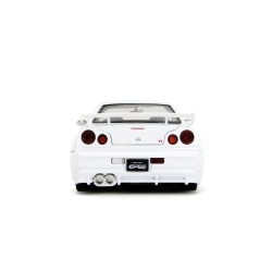 JADA SET FIGURINA METALICA 6CM SI MASINUTA NISSAN SKYLINE GTR SCARA 1 LA 24 - Img 4