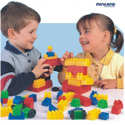 Joc de constructii Caramizi Miniland 300 buc - Img 2