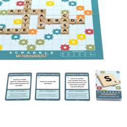 JOC SCRABBLE 2 IN 1 DIN LEMN IN LIMBA ROMANA - Img 11