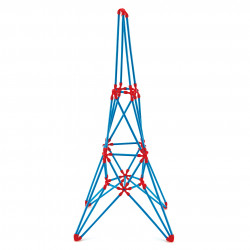 Jucarie din bambus Flexistix - Turnul Eiffel (62 piese) - Img 1
