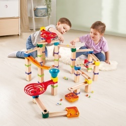 Jucarie din lemn - Marble Run Tricks N Twists (129 piese) - Img 3