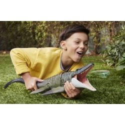 JURASSIC WORLD REBIRTH BITE N BLAST DINOZAUR MOSASAURUS INTERACTIV CU MISCARI SI FUNCTIE SPECIALA 50CM - Img 4