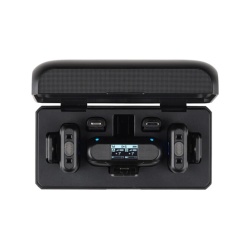 Kit microfon wireless Saramonic Blink500B2+ 2TX+RX2.4 GHz, display OLED, carcasa incarcare, 1250mAh - Img 3