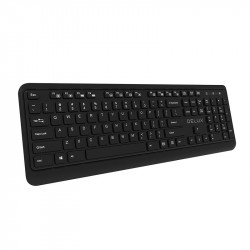 Kit TASTATURA si Mouse DELUX, "KA190+M320", wireless, 104 taste format standard, mouse , 3/1 butoane, negru, "KA190G" (include TV 0.75 lei) - Img 2
