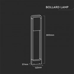Lampa iluminat gradina 10w ip65 3000k alb cald - alb - Img 3