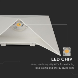 LAMPA LED 5W 3000K ALB CALD IP65 - ALB - Img 8