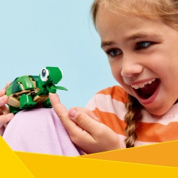 LEGO CREATOR BROASCA TESTOASA CU O FLOARE DE NUFAR 31377 - Img 3