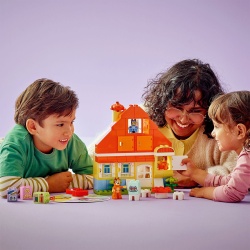 LEGO DUPLO CASA DE FAMILIE A LUI BLUE CU JOC DE MEMORIE 10459 - Img 3