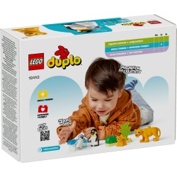 LEGO DUPLO FAMILII DE ANIMALE SALBATICE: PINGUINI SI LEI 10442 - Img 2