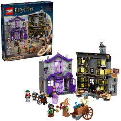 LEGO HARRY POTTER TM OLLIVANDER SI MAGAZINUL DE HAINE AL LUI MADAM MALKIN 76439 - Img 6
