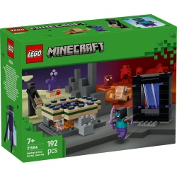 LEGO MINECRAFT CALATORIE PRIN PORTALURILE NETHER SI END 21584