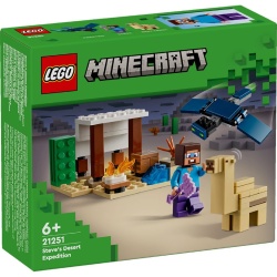 LEGO MINECRAFT EXPEDITIA IN DESERT A LUI STEVE 21251 - Img 1