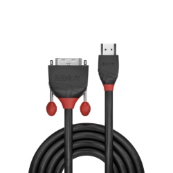 Lindy 1m HDMI to DVI-D Cable, Black Line