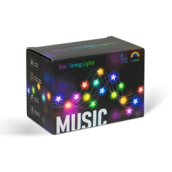 Lumină inteligentă șir - stea - USB - 25 LED-uri RGB - 5 m - Bluetooth - Img 6