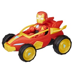 MARVEL IRON MAN SI PRIETENII SAI UIMITORI SET VEHICUL SI FIGURINA IRON MAN - Img 8