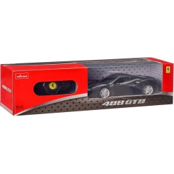 MASINA CU TELECOMANDA FERRARI 488 GTB NEGRU SCARA 1 LA 24 - Img 1