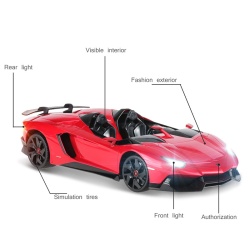 MASINA CU TELECOMANDA LAMBORGHINI AVENTADOR J SCARA 1 LA 12 - Img 6