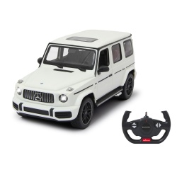 MASINA CU TELECOMANDA MERCEDES-BENZ G63 ALB SCARA 1 LA 14 - Img 4