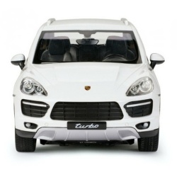 MASINA CU TELECOMANDA PORSCHE CAYENNE TURBO ALB CU SCARA 1 LA 14 - Img 4