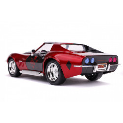 Masinuta din metal harley quinn 1969 chevy corvette scara 1:24 - Img 5