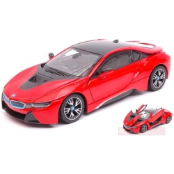 MASINUTA METALICA BMW I8 ROSU SCARA 1 LA 24
