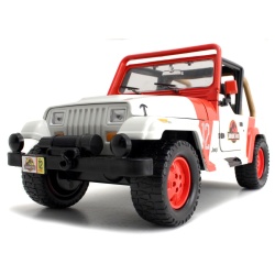 MASINUTA METALICA JURASSIC WORLD 1992 JEEP WRANGLER 1:24 - Img 8