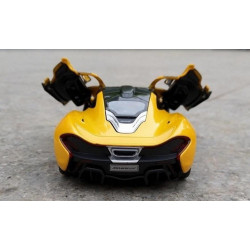 MASINUTA METALICA McLAREN P1 PORTOCALIU SCARA 1 LA 24 - Img 6