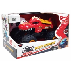 MASINUTA TELEC. BEAST, 1.24, 21CM, ROSU - Img 2