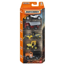 MATCHBOX SET 5 MASINUTE METALICE CONSTRUCTION SCARA 1 LA 64